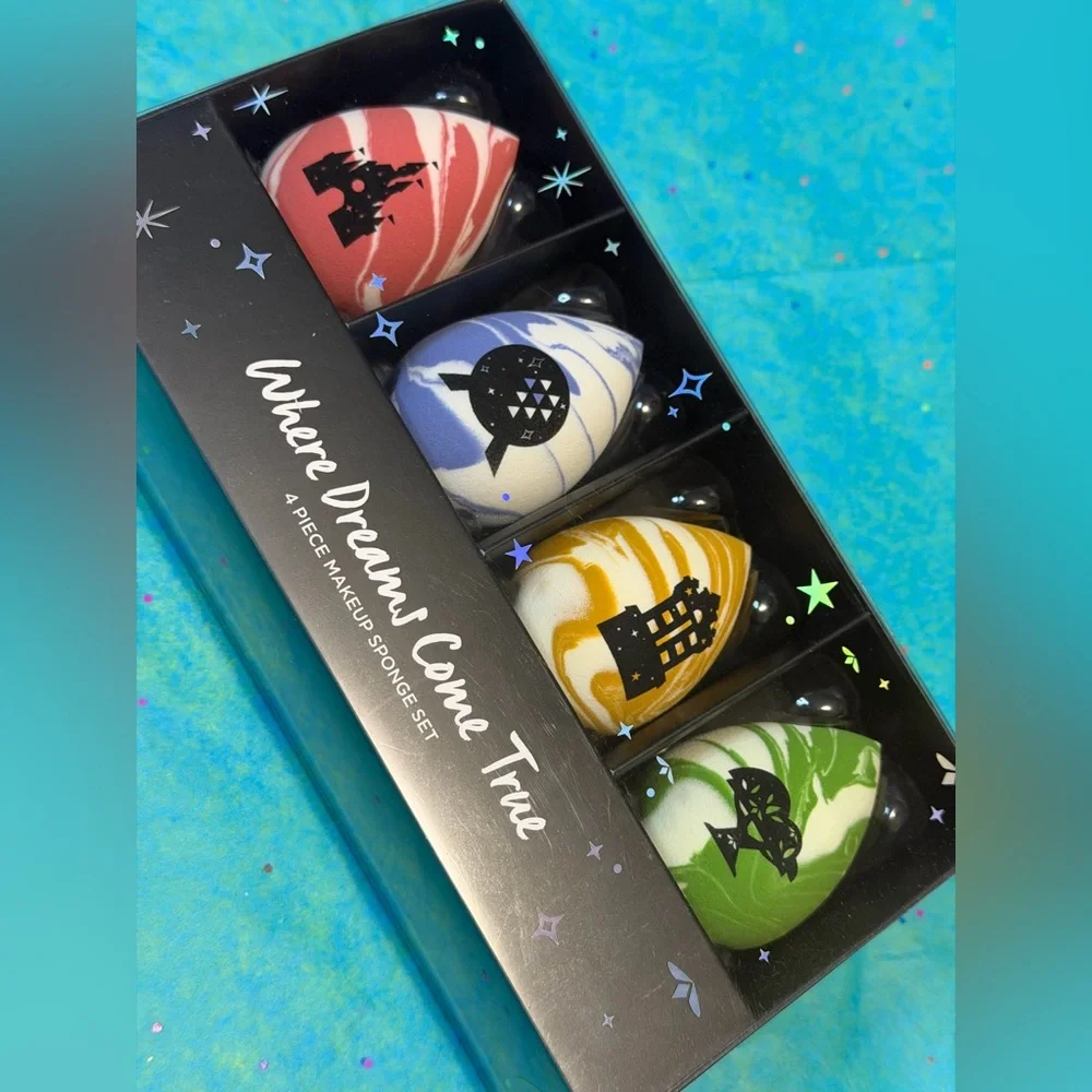 Disney Parks Limited Edition Makeup Sponge Set Four Piece New NRFB